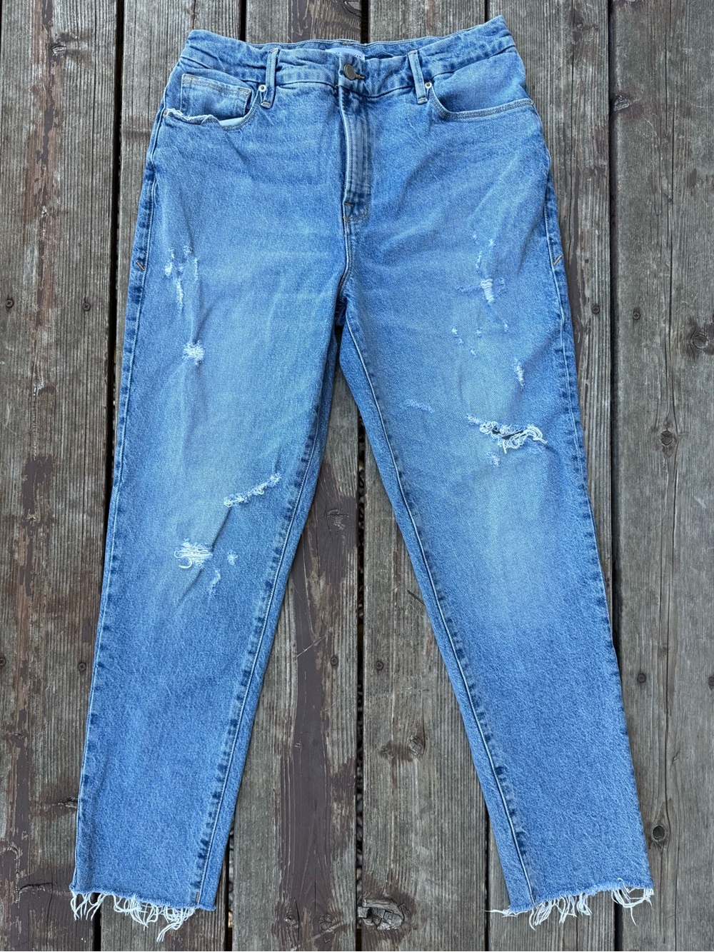 Good American the good classic skinnyish fit jeans